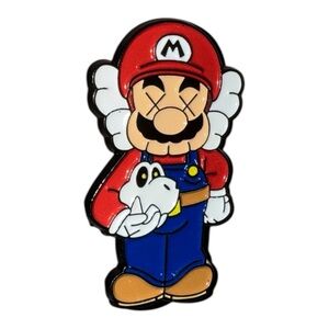 Mario X Kaws Pin